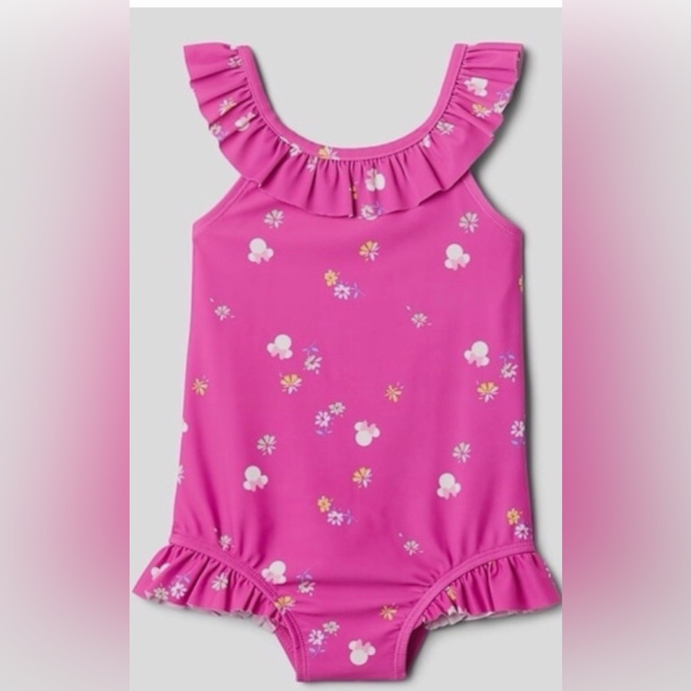 Pink Minnie Mouse Swimsuit from Gap